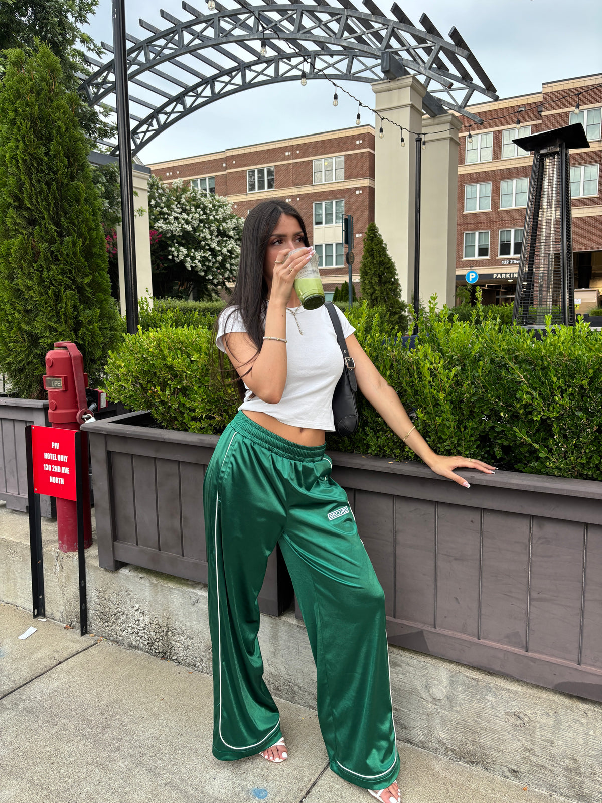 Emerald Matcha Essential Track Pants