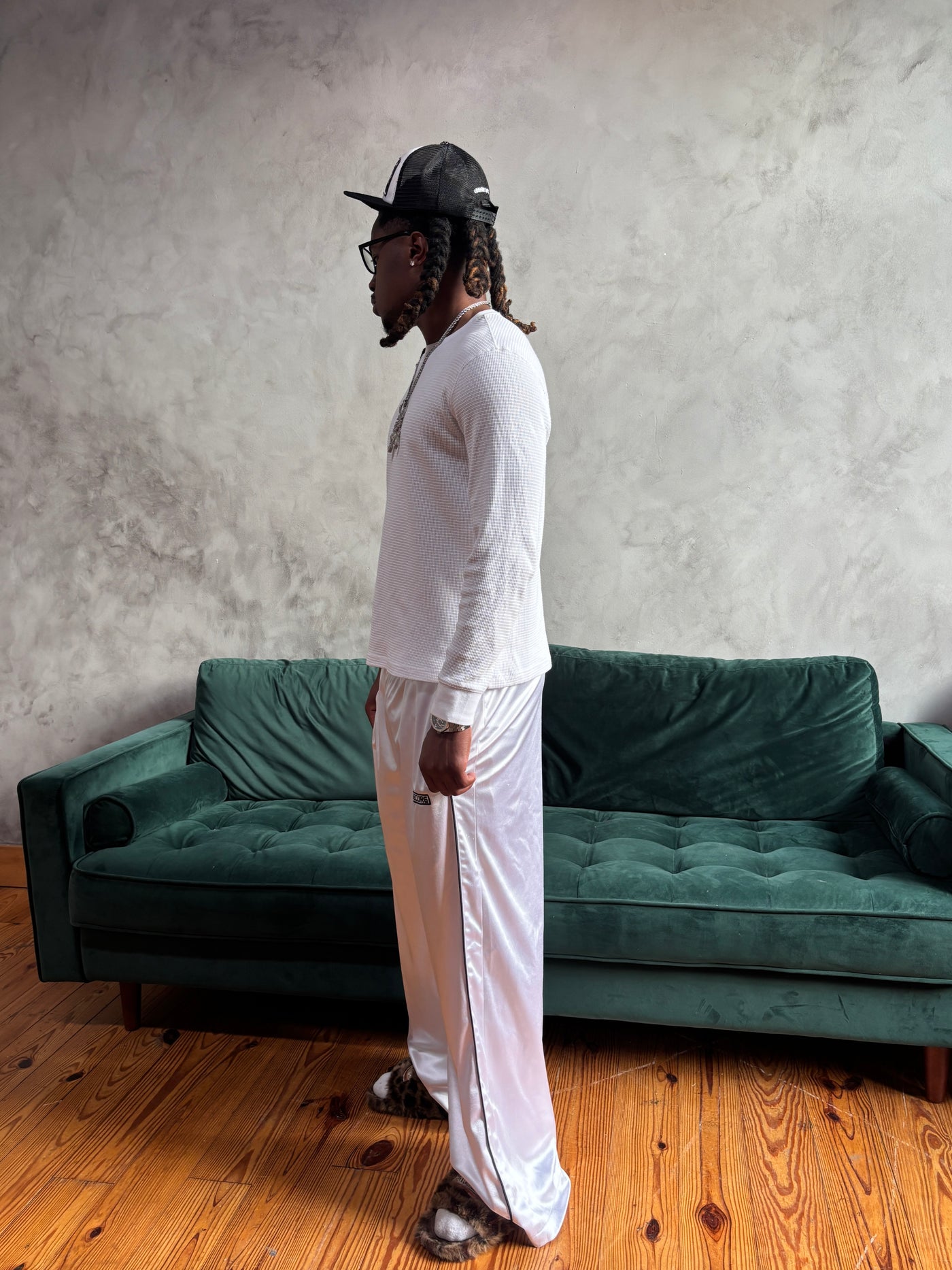 White Essential Track Pants